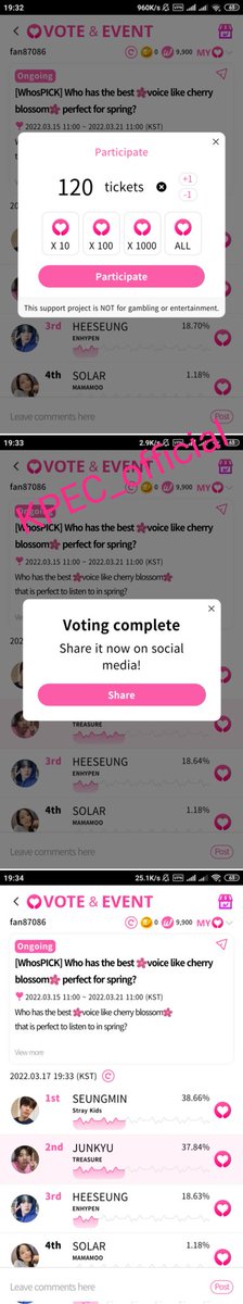 🌺Proof with BONUS.
Total 240 tix.
Wish it help you all sweet.