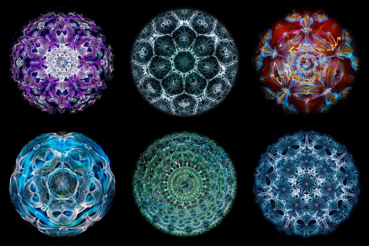 Filming the experiment with high resolution cameras,  <a href="/lab_curiosity/">Journey of Curiosity</a>  creates these unbelievable beautiful and symmetric images, which reminds us of sacred geometry and the patterns that surround us all the time. 

#geometry #geometricart