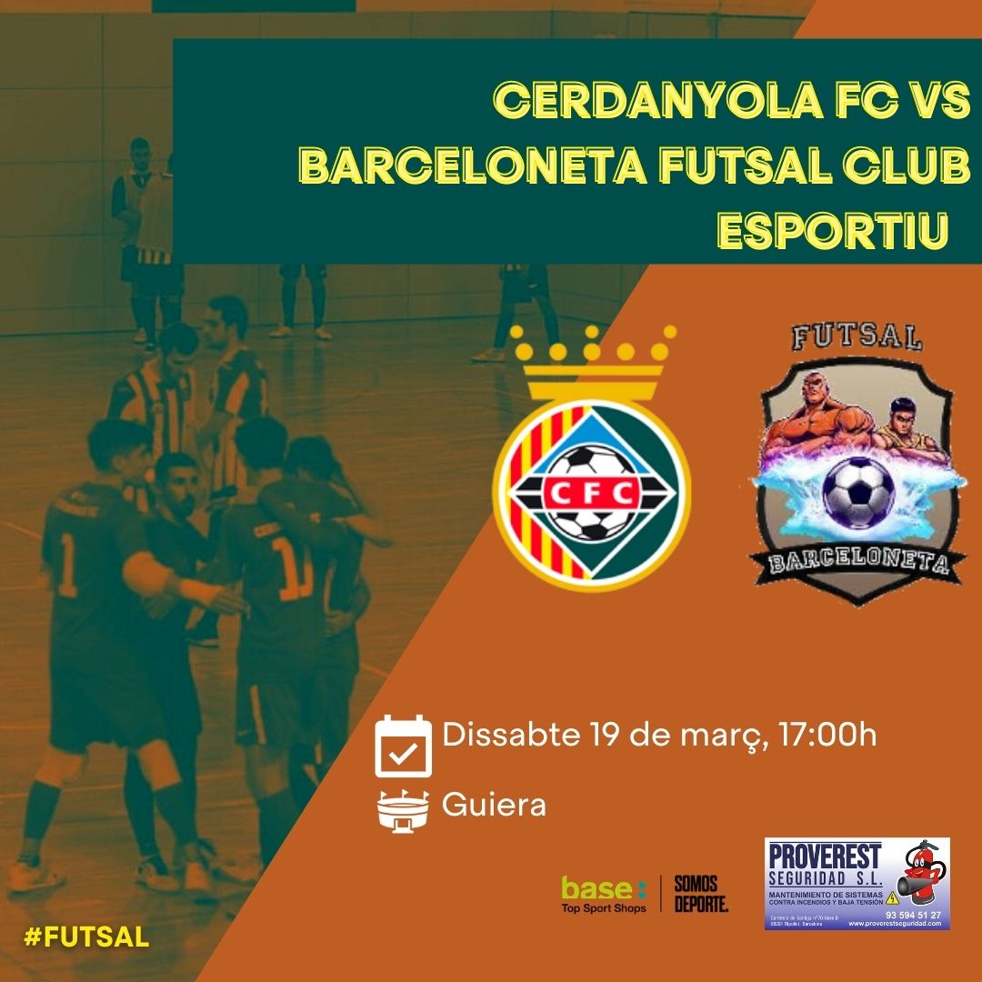 CERDANYOLAFC's tweet photo. 🧠👀 Pensant en la lliga, pensant en aquest dissabte on hem de tornar a omplir #Guiera🥁⚔️ @GREENDEVILSCFS .💪
Els homes de @SantiMISTER1980 s'enfronten al quart classificat. Partit d'altura a Guiera on s'ho deixaran tot a la pista ⚽️
#somhiverds💚 https://t.co/5BWGAofCbU