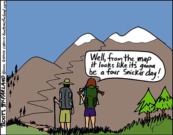 NTOTraining's tweet photo. How you prepare can make or break a hike...
a "four snicker day"...
is a good day.
#getoutside #healinnature #naturereconnection #hiking #leavenotrace https://t.co/8WFoD8JmGz