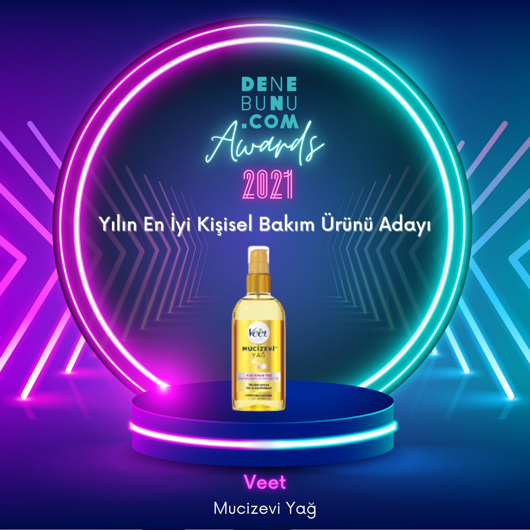 %100 doğal yağ özlerinden oluşan ve tüy alımı sonrası cildi 24 saate kadar nemlendiren Veet Mucizevi Yağ, Denebunu Awards 2021’de yılın en iyi kişisel bakım ürünü adayı! Yılın en iyilerini seçeceğin oylamaya katılmak için sen de hemen linke tıkla. 

👉🏻 bit.ly/3ibDymd