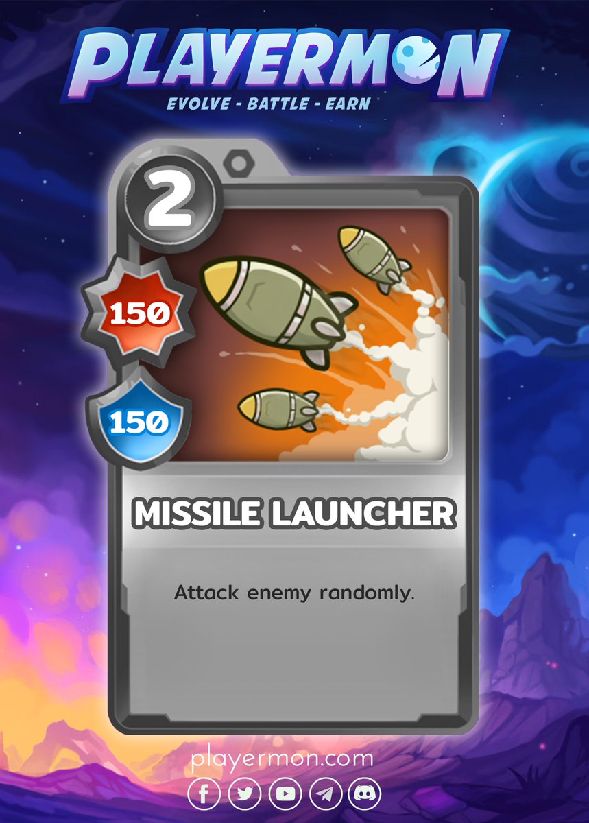 playermons's tweet photo. 🔇 Skill Card Reveal 🔇

Heads up, MonMasters! Time for another card reveal.

Which class do you think this card belongs to this time? 🤔

You got that right! ARTILLERY! https://t.co/YLMQKBpKhN