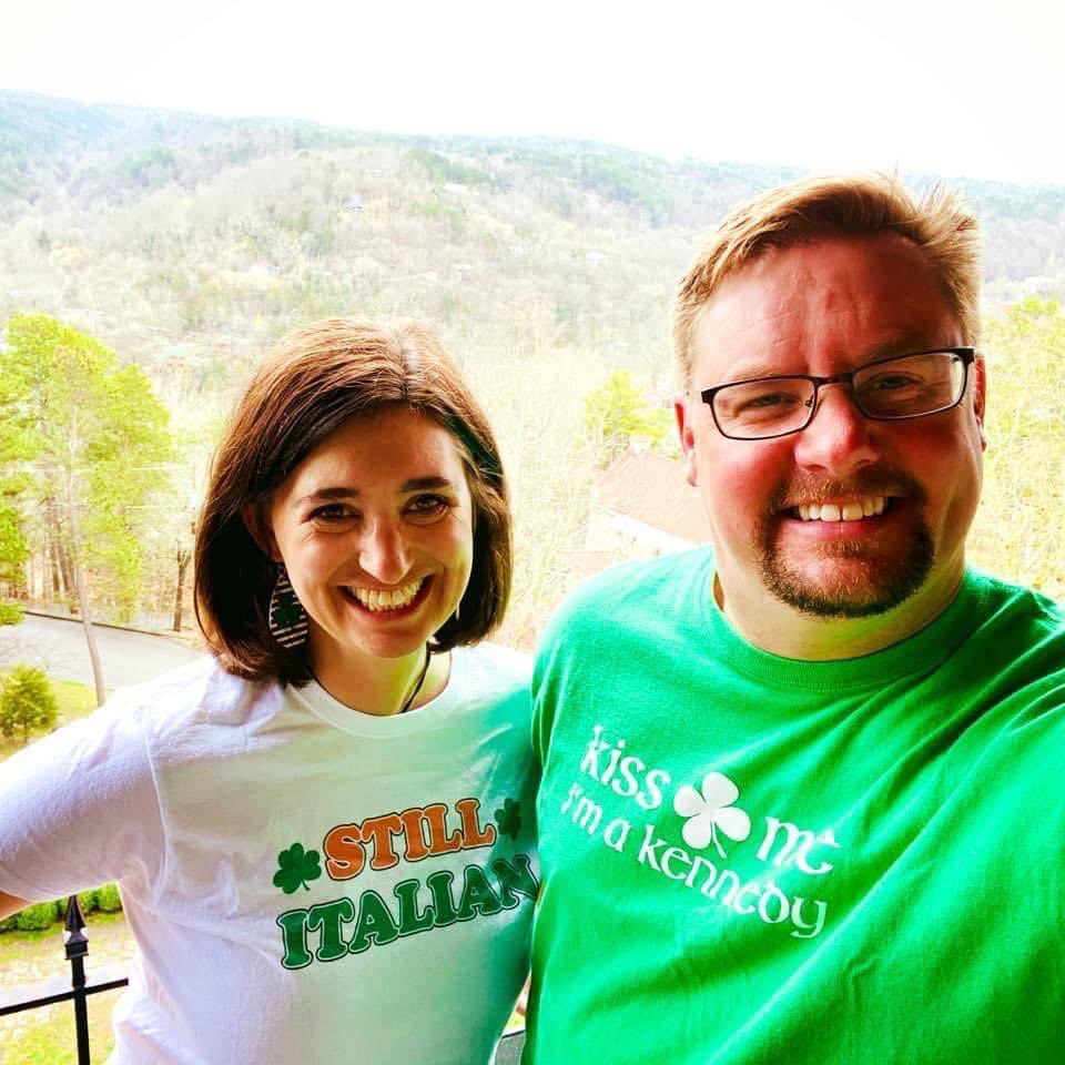My favorite #stpatricksday partner! The memories of this adventure and more to come! #stpatsday #Italian & a #scottish 🇮🇹 🏴󠁧󠁢󠁳󠁣󠁴󠁿 #wearyourgreen #everyonesirishtoday