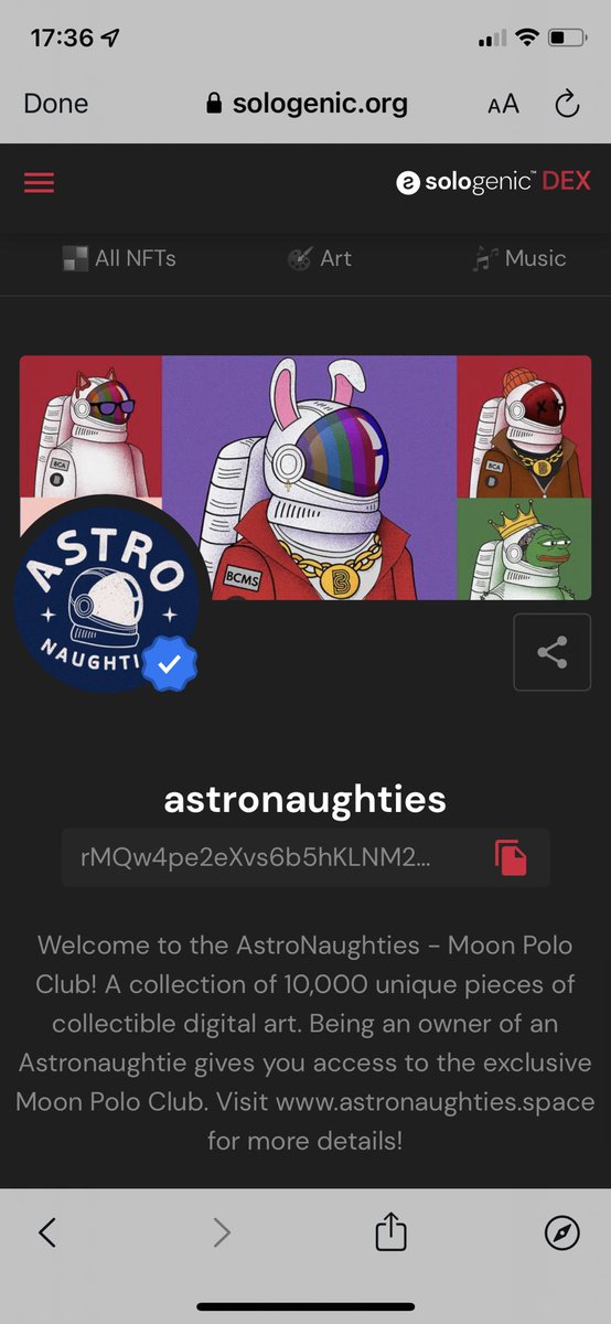 <a href="/bobbinbanger/">Bobbin</a> <a href="/realSologenic/">Sologenic</a> The AstroNaughties are coming to Sologenic soon! Our Profile has just been verified… We are getting ready for the launch 👍👨‍🚀🚀