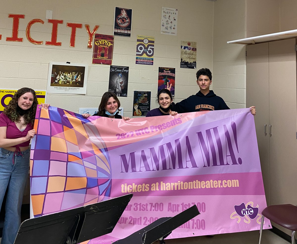 Harriton_HS's tweet image. 🎭Harriton Theatre Company is getting ready to bring you their spring musical, Mamma Mia! Tickets are $10 and are on sale now. Don't miss out!

Show Dates &amp;amp; Times:
Thursday, 3/31 at 7pm
Friday, 4/1 at 7pm
Saturday, 4/1 at 2pm &amp;amp; 7pm

Buy tickets: eventbrite.com/o/harriton-the…

#RamPride