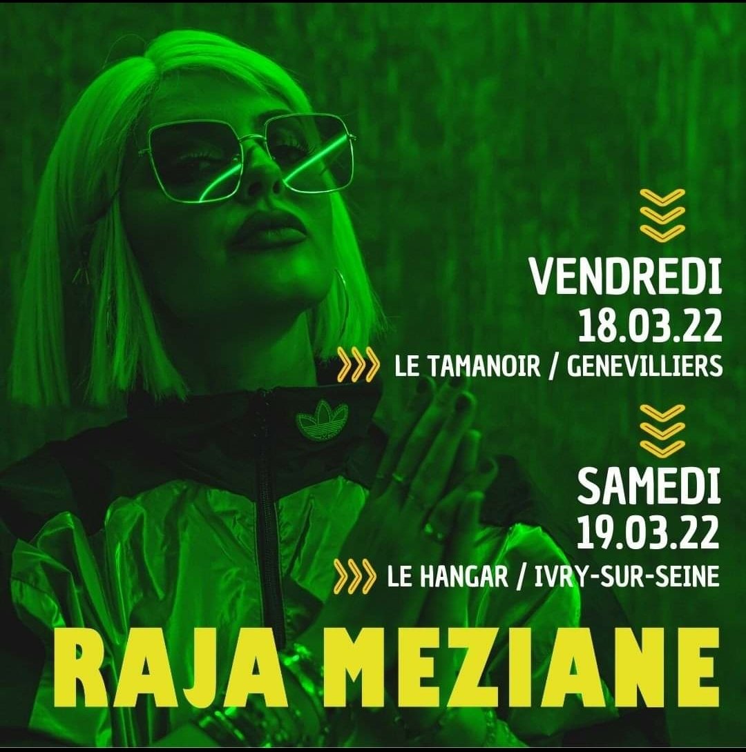 Bonjour à tous🤗
Pour ceux qui me demandent comment comment réserver des places, je vous ai mis les liens en bas👇🙂
J'ai hâte de vous retrouver La Famille ♡👽♡
🎫 RÉSERVATION 🎫
📍Le Tamanoir 👇
facebook.com/events/s/raja-…
 📍Le Hangar 👇
facebook.com/events/s/raja-…