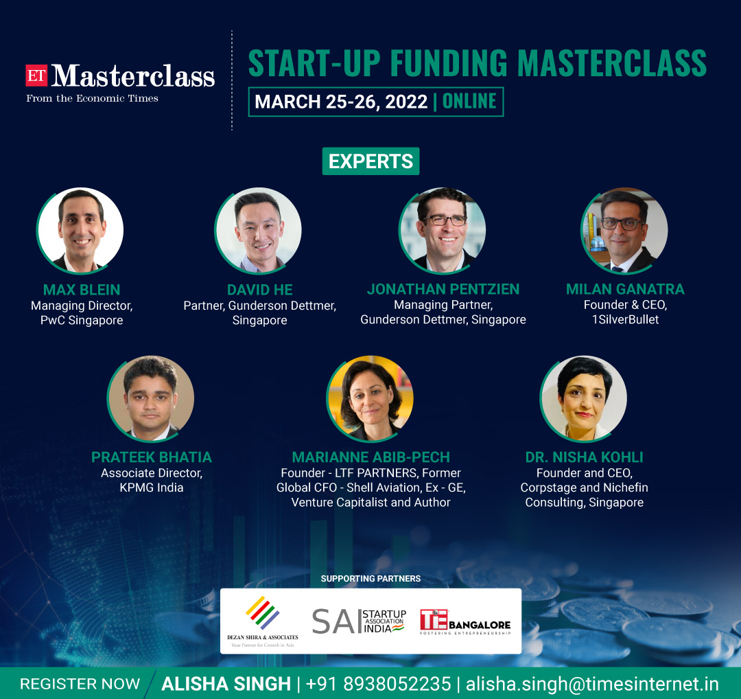 AssocSai's tweet photo. Our friends at Economic Times have announced the Startup Funding Masterclass. Raising funds and meeting marque investors is critical for our members.

Our supporters can enjoy the discounted rate of Rs10,000 for the two day event.

https://t.co/50eROHSBpV https://t.co/ZAU0Kyae3G