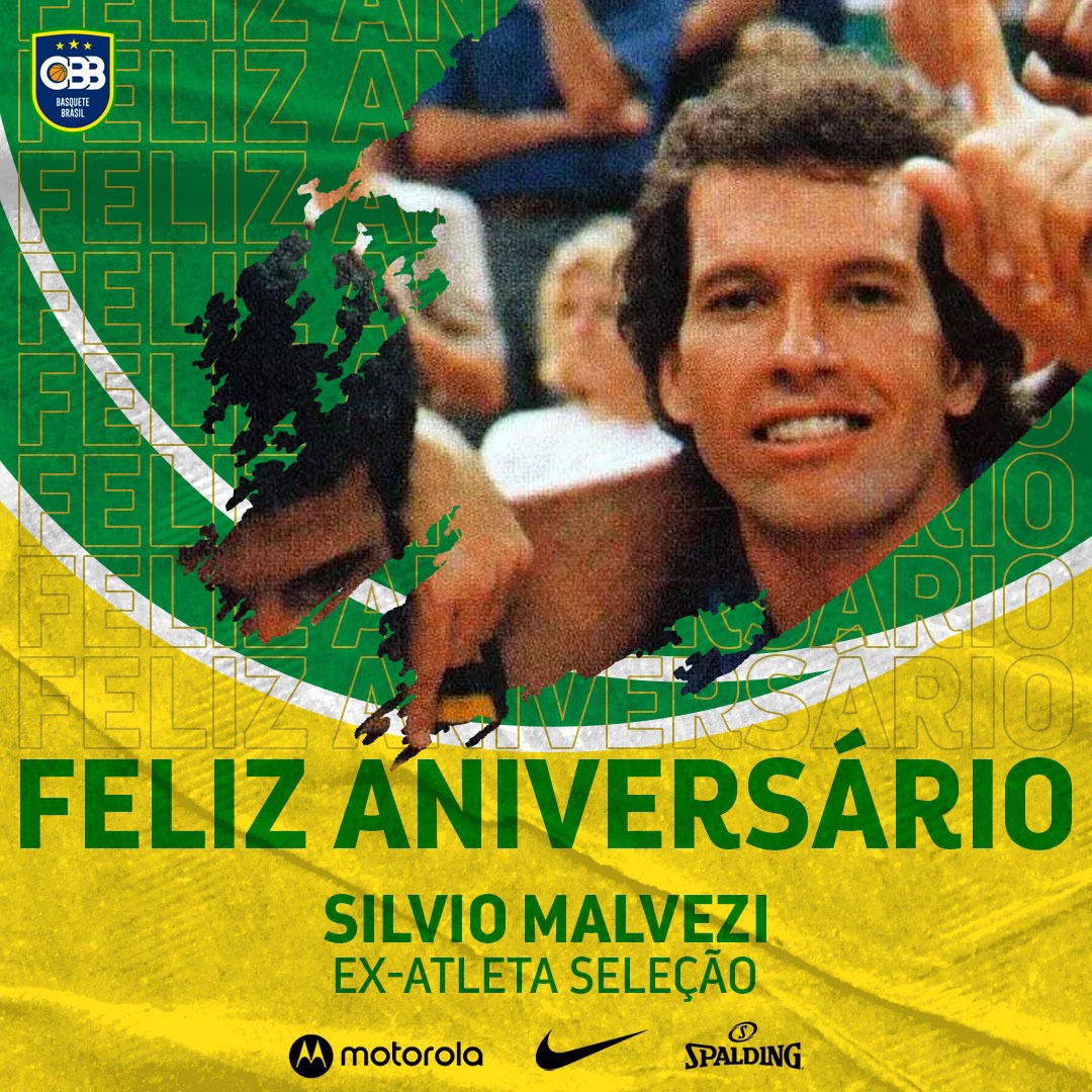 basquetebrasil's tweet photo. Hoje é aniversário do Silvio Malvezi, ex-jogador da seleção brasileira. Pelo país, Silvio disputou as Olimpíadas de 1984 e também o Mundial de 1986. E foi campeão do Pan de 1987. Parabéns, Silvio!!!!

#CBBirthday https://t.co/b2bgei4upm