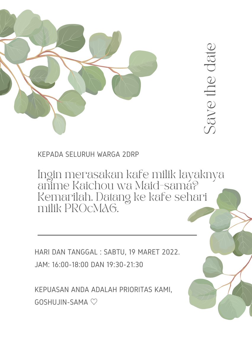 _PROcMAG's tweet photo. ꒰✉️꒱ INVITASI - #PROcBABU 

Untuk : Seluruh Warga 2DRP
Hari : Sabtu ini
Tanggal : 19 Maret 2022

️️️⠀️️️ https://t.co/PsyOrwB3CY