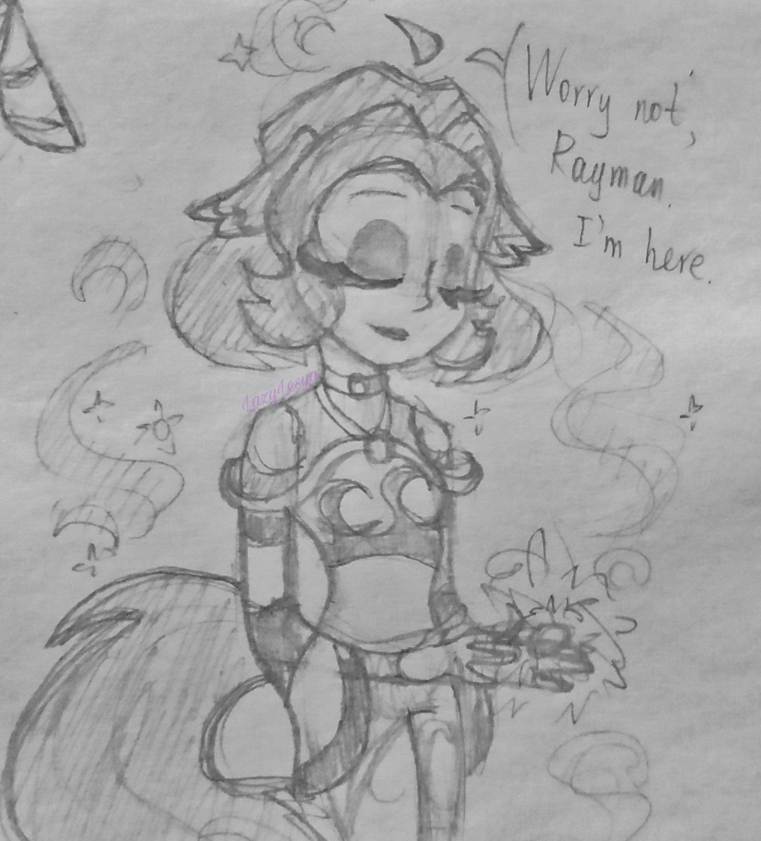 LazyLesya's tweet photo. Tried making another version of Ly's design! uwu
#rayman #lythefairy #rayman_fanart https://t.co/rEntFiHkpB