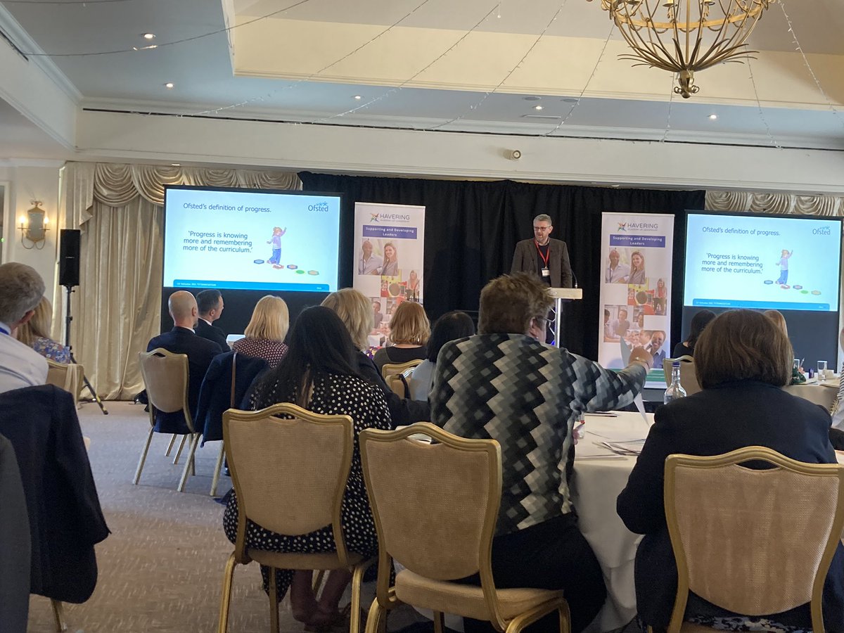 TaraGeere's tweet photo. Listening to @Outinthemhills SHMI /Regional Director - London #Ofsted talk about the EIF #ForceforImprovement at the #HaveringHTConf2022 https://t.co/pLoBHDrbpE