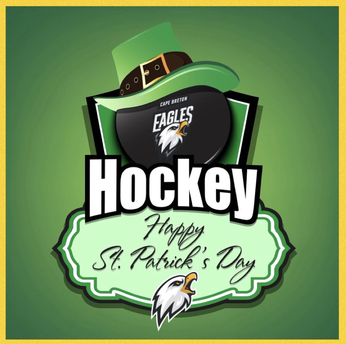 CBE_Store's tweet image. Top O’ the mornin to yas!
Will today be a lucky day for our Eagles?
We’re thinking YES🍀🍀🍀

Open1-8 today! Stop in and grab an Irish Eagles tee! Puck drops at 7PM! 
(Don’t forget👉Use March 19th’s ticket for tonights game!!!)

🍀Happy St. Paddy’s Day🍀
🦅SEE YA AT THE NEST🦅