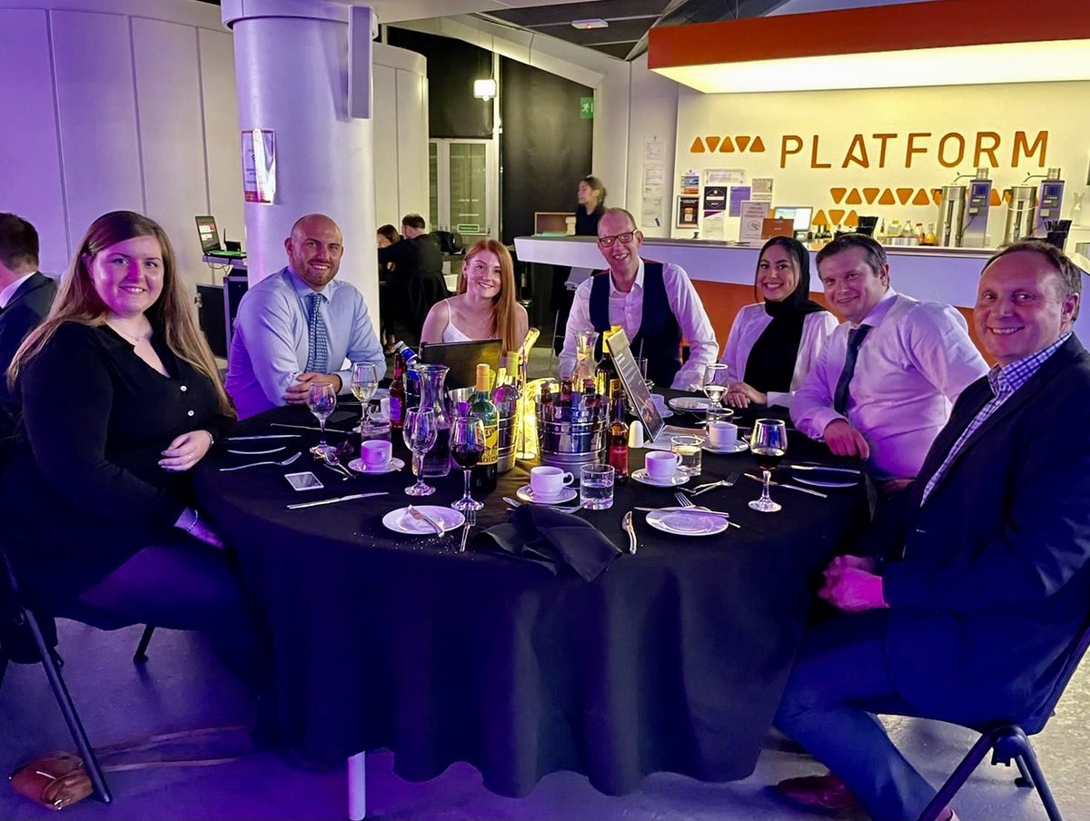 JennieHollandpr's tweet photo. A great evening at the #InvestMidlands Dinner last night!
Wonderful to host our clients @GFTomlinson and @HWAengineers, & hear from guest speakers about the opportunities for business across the Midlands.
Thanks to @Sam_Metcalf & @TBDEastMidlands for a fantastic event. https://t.co/Jg0jufrj5f