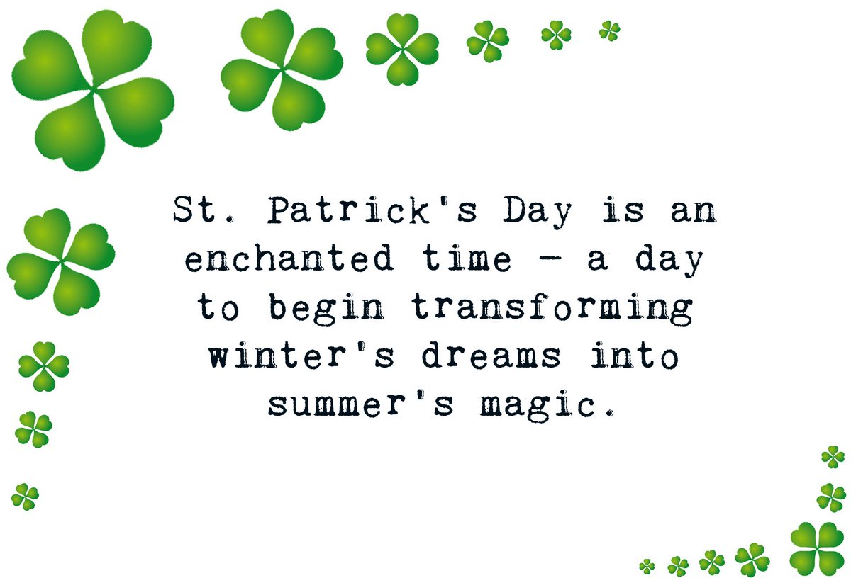 SkylineCounsel1's tweet photo. Top of the morning to you! ☘️ May your troubles be less and your blessings be more and nothing but happiness come through your door! 💚 https://t.co/HumQHQt682