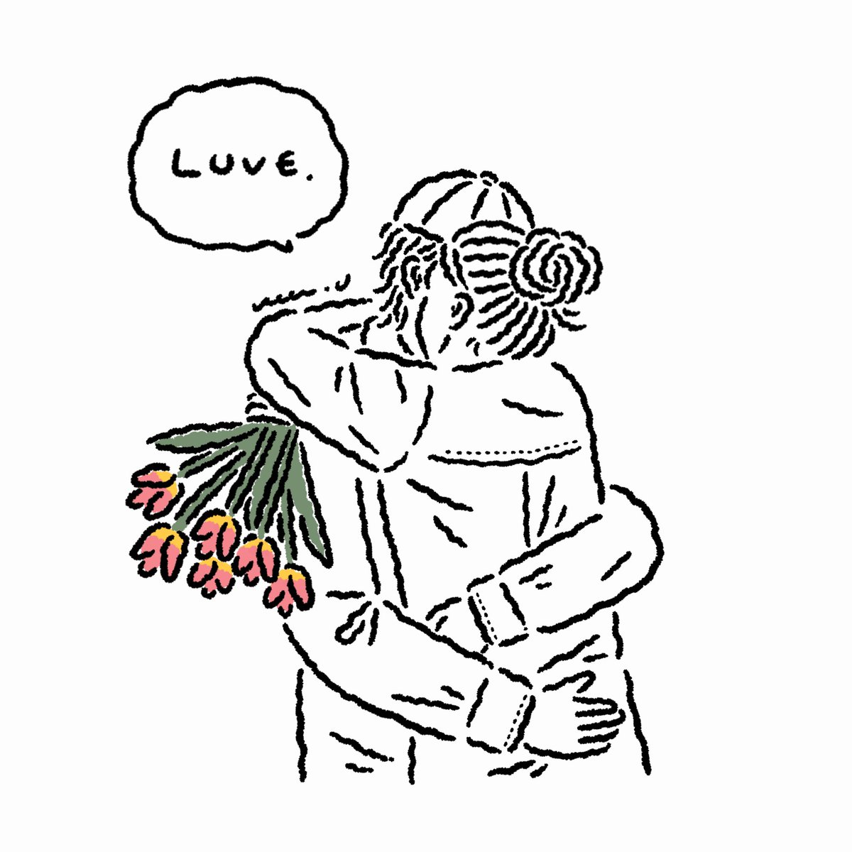 Let's hug♡
#イラスト #イラスト好きな人と繋がりたい #絵描きさんと繋がりたい 