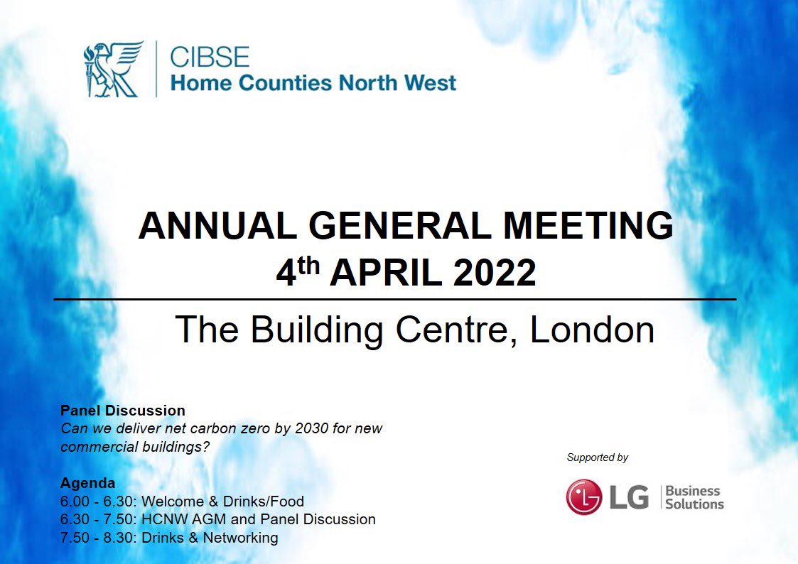 CIBSE HCNW tweet media