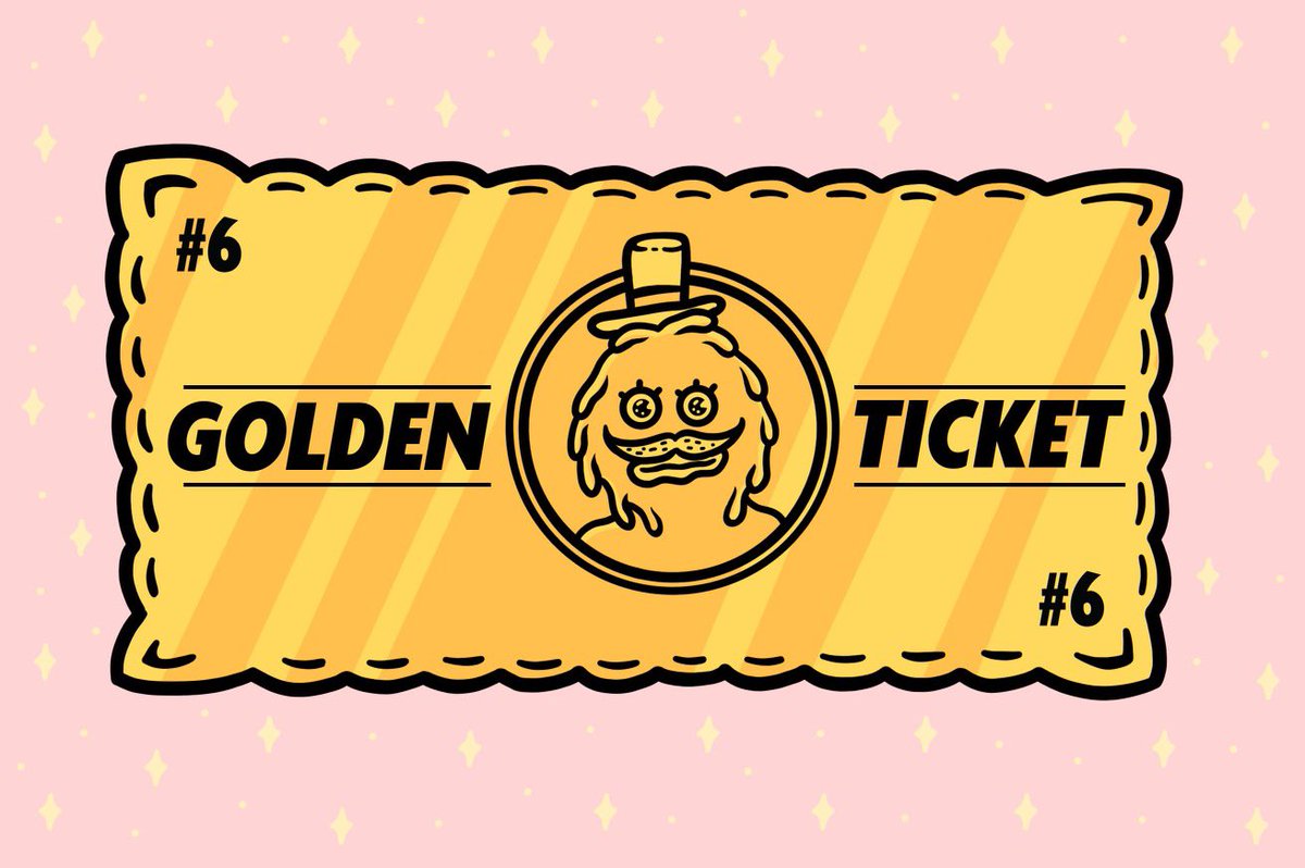 Oozoids 🧪 (@oozoids) on Twitter photo 🎟 GOLDEN TICKET GIVEAWAY 🎟
Enter below for your chance to win the 6TH GOLDEN TICKET 👀🌈
🧪Follow <a href="/Oozoids/">Oozoids 🧪</a> 
🧪Retweet 
🧪Tag 3 Friends 
#NFT #NFTGiveaway #NFTCommmunity 🎟 GOLDEN TICKET GIVEAWAY 🎟
Enter below for your chance to win the 6TH GOLDEN TICKET 👀🌈
🧪Follow <a href="/Oozoids/">Oozoids 🧪</a> 
🧪Retweet 
🧪Tag 3 Friends 
#NFT #NFTGiveaway #NFTCommmunity
