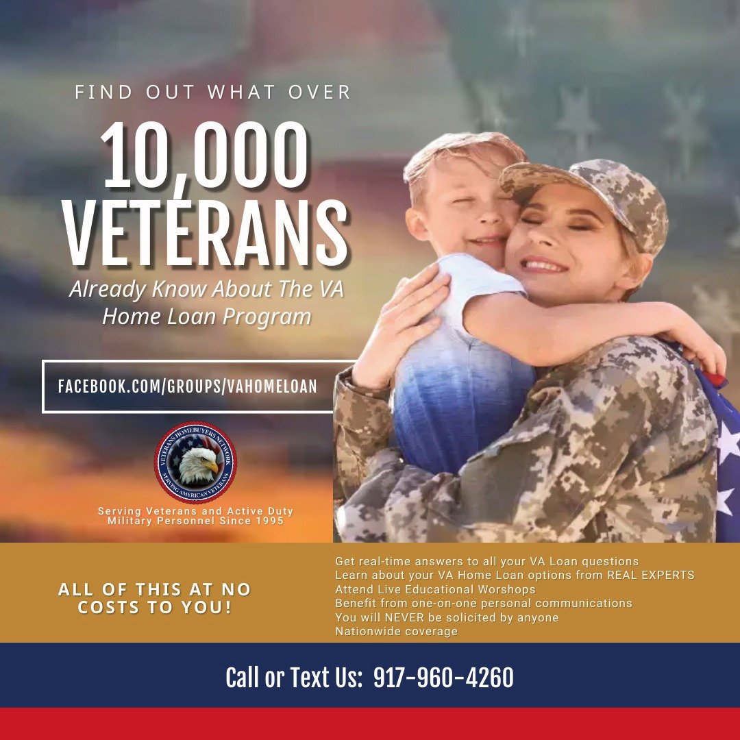 vetshomenet's tweet photo. Don't let the unknown stop you from getting the new home of your dreams. Register for Veterans Homebuyers Network's online #webinar to learn how your #VAmortgageloan benefits can be used.
https://t.co/ZX1uRRslTV https://t.co/SbADu6ft52