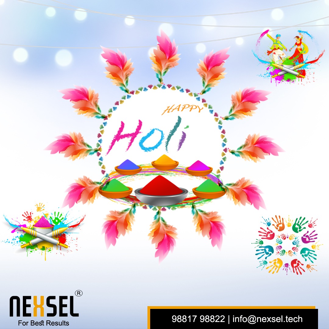 NexselT's tweet image. The colors of Holi should spread a message of peace and happiness.
Happy Holi from Nexseltech
#Nexseltech #HappyHoli #HappyHoli2022 #celebrations #Indianfestival