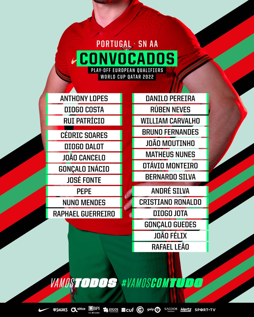 📣 𝗔 𝗟𝗜𝗦𝗧𝗔 𝗖𝗛𝗘𝗚𝗢𝗨! Estes são os convocados para o Play-Off! 🔽 #VamosComTudo