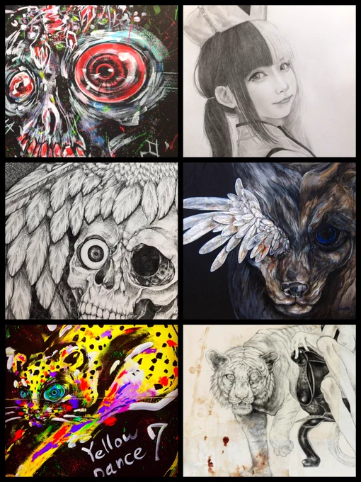 #これ本当に同一人物かよって絵を投げる見た人もやってほしいなチラチラチラチラチラチラ 