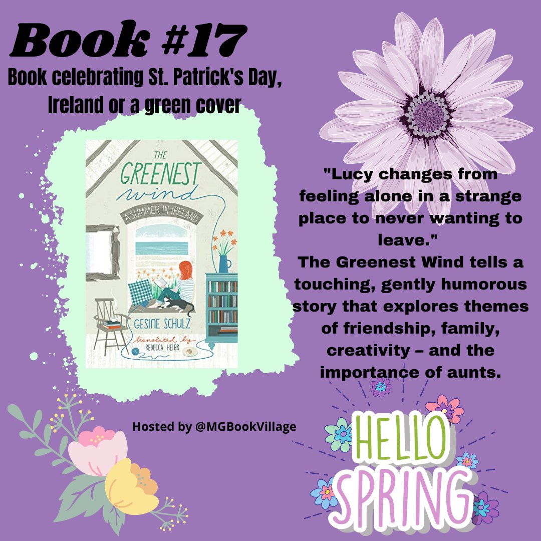 hatchetsread's tweet photo. Top o' the read to ya! Travel to Ireland on Day 17 w/ @GesineShulz2 German author whose sweet story has been translated into many languages &amp; is a classic! Available on Kindle 4 a wee fee! @washcommschools @washjhs @ilfonline @AISLE_ILF @thewriterswarmth #stpatricksday https://t.co/CvYSIdE8BC