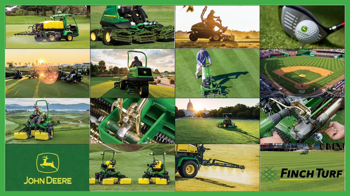 FinchTurf's tweet photo. Our favorite colors are @JohnDeere  💚and 💛 EVERY day! 🍀😉🌈 #HappyStPatricksDay https://t.co/XBA6zv9CZB