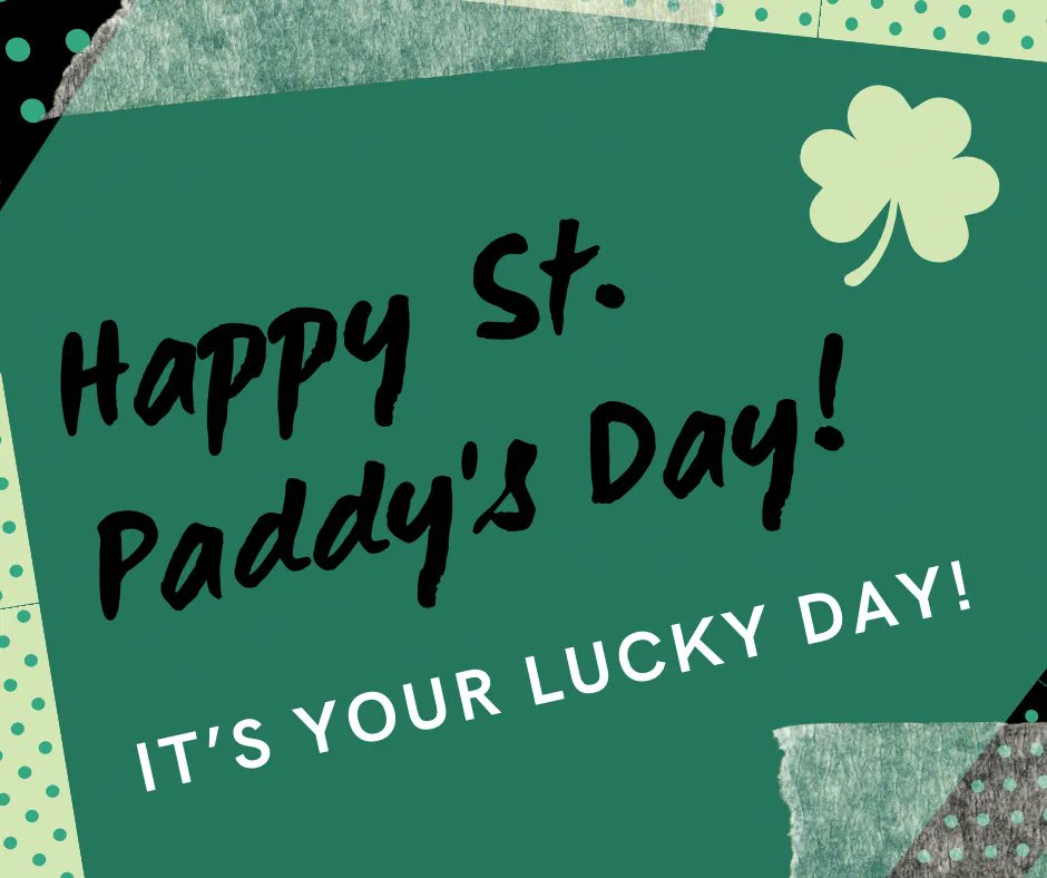 money_sense's tweet photo. Happy St Patty’s day!
You’re in luck 
Today take 10% off your purchase then receive 15% off a later purchase
Use code: GREEN
Good through March 20th 11:59 pm EST

#stpatricksday #luckoftheirish #deals #moneysense #makeyourcentsmakesense #financialcoach https://t.co/taklJl1jIm