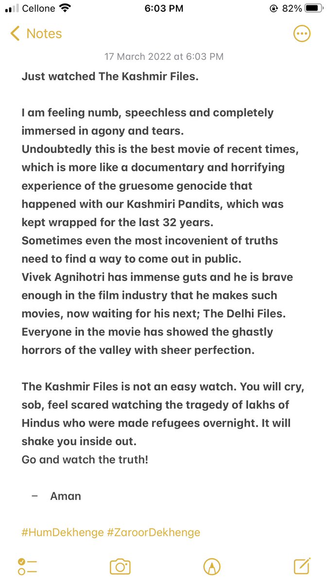 amankeshri_1's tweet image. #TheKashmirFiles #GoandWatch #HumDekhenge