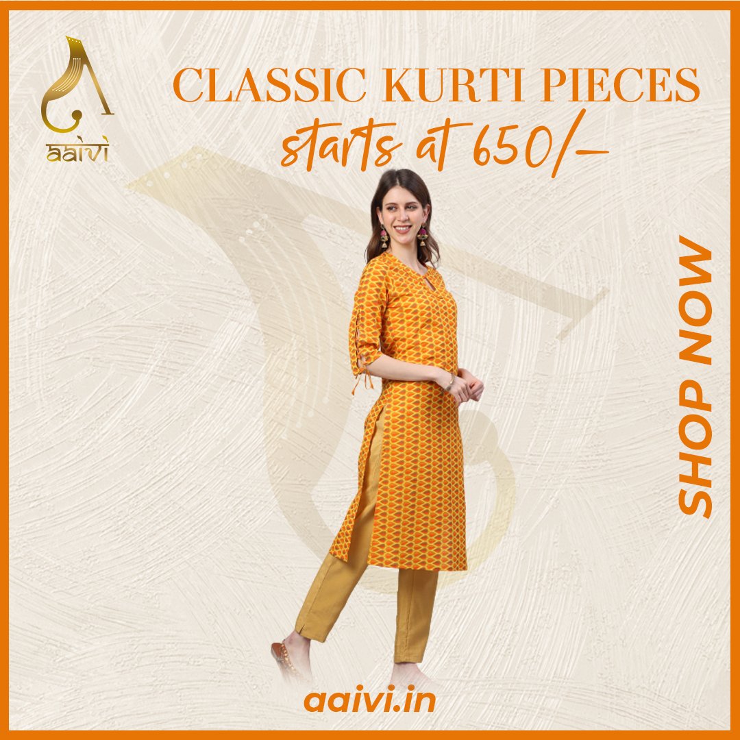 Aaiviapparels's tweet photo. Walk around loud in your daily life. Shop Kurtis starting at just Rs. 650/- only.

SHOP NOW at: https://t.co/XJ1DOi8s8v

Only at-:@aaiviapparels

#womenfashion #fashion #onlineshopping #style #womenstyle #women #fashionstyle #fashionblogger #fashionista #instafashion #ootd https://t.co/GYqTURmVgR