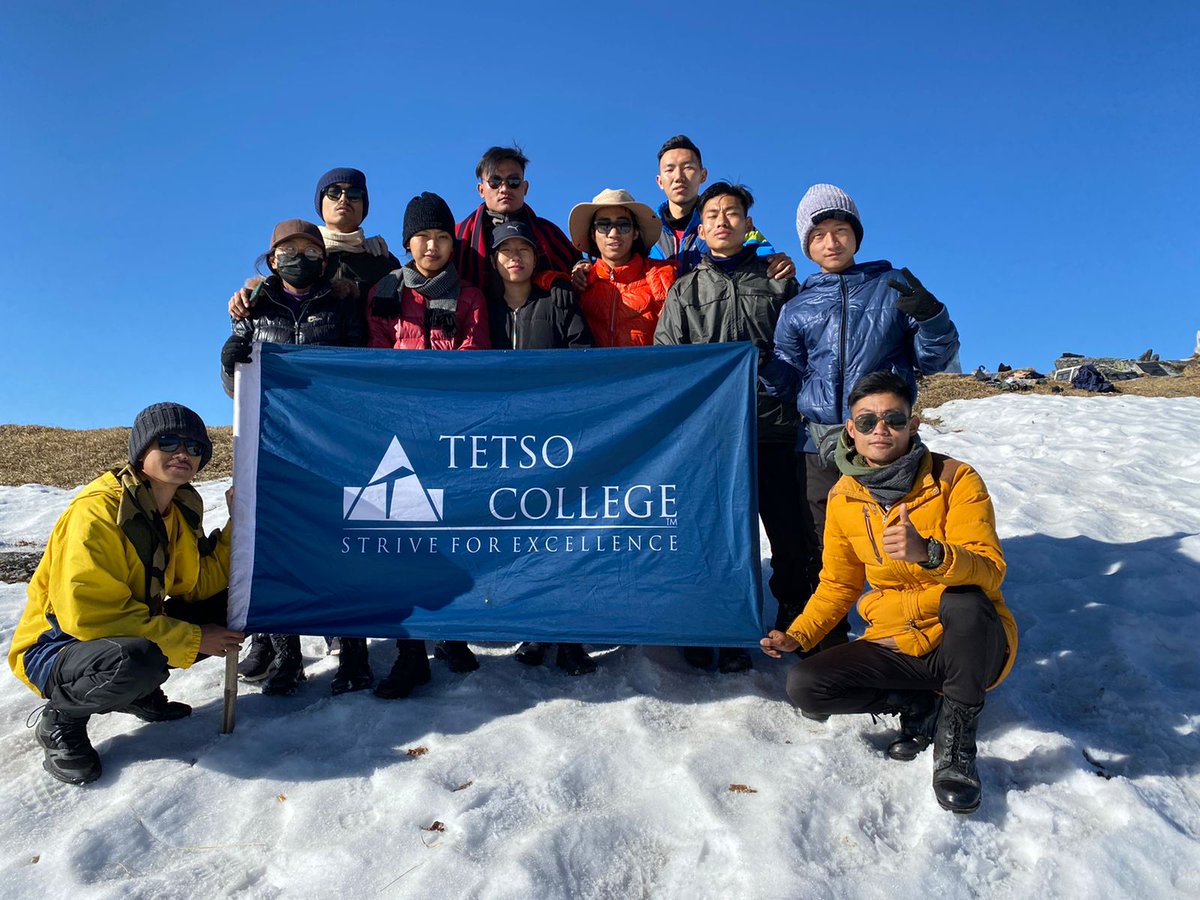 TetsoCollege's tweet photo. Tetso Mountaineering Club climb the highest peak of Nagaland!
#Nagaland https://t.co/RPANQ5XNmo