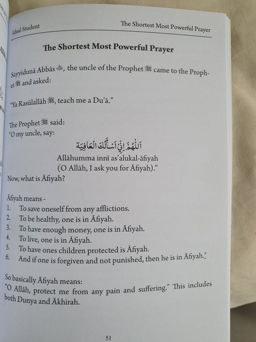 kamarul14's tweet photo. Doa Al-‘Afiyah. Doa pendek tetapi cukup power.

‘The shortest most powerful prayer’. https://t.co/DdTmKxvXF3