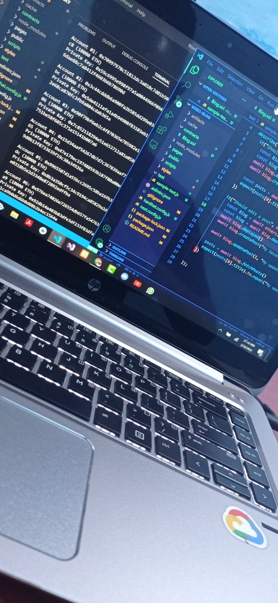 Victor_mcodes's tweet image. #MyWeb3Journey
It's been an amazing journey thus far. I have learnt about these dependencies #etherJs #hardhat #Web3Modal #EtherWallet Connect to @MetaMask and @IPFS Http Client.
I so love #Web3