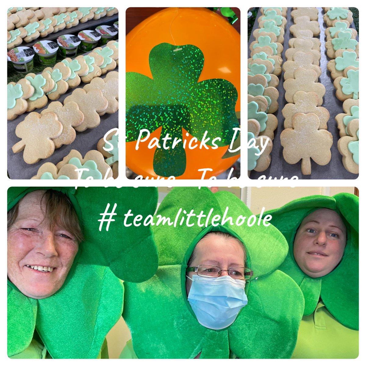 Celebrating St Patricks day..to be sure…to be sure. We’ll done Anne and her team always a good giggle #teamhorrocks