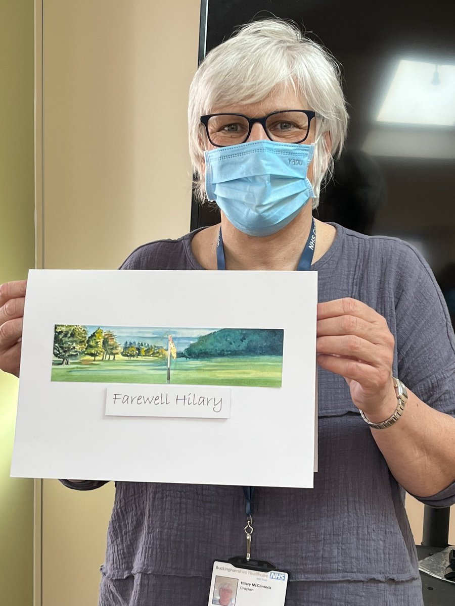 A sad day at the hospice as we say goodbye to Hilary our chaplain. She has supported patients, families and staff over the last 2 &amp; 1/2 years with kindness and compassion and will be greatly missed <a href="/fnhcofficial/">Florence Nightingale Hospice Charity 💙</a> <a href="/BhtCare/">BHT.Pastoral&Spiritual.Care</a> <a href="/BucksHealthcare/">Buckinghamshire Healthcare NHS Trust</a>