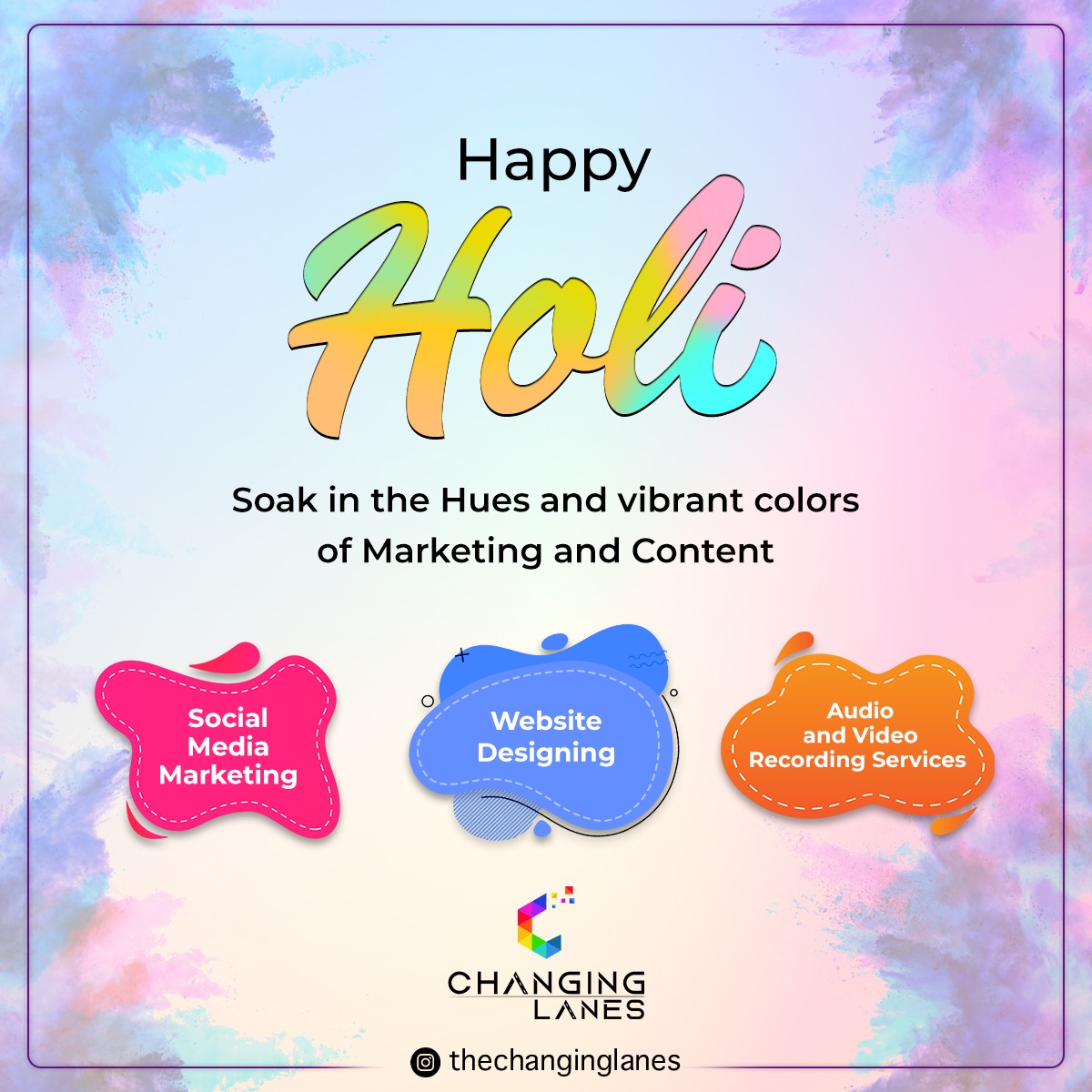 thechanginglane's tweet photo. Here's wishing you a Holi filled with colourful and vivacious memories to cherish forever. Happy Holi from Team Changing Lanes!

#Changinglanes #holi #holidahan #festival #coloursofindia #festivalofcolours #festivalsofindia #festivalofcolors https://t.co/wTp0imkCAF