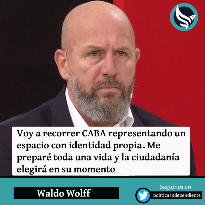 PoliticaIndep's tweet photo. Waldo Wolff comienza a dar señales sobre su futuro político. Cada vez mas cerca de postularse a Jefe de Gobierno de CABA con un gran apoyo en las Redes Sociales. https://t.co/KSBNWrqBW5