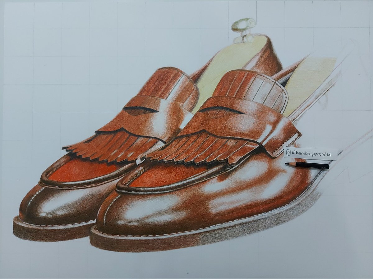 TSibambo's tweet photo. @TshepoTsala we're making serious progress. #relevanceformen #sibamboportraits #blackexcellence #luxuryshoesart https://t.co/iTjoPWYfDV