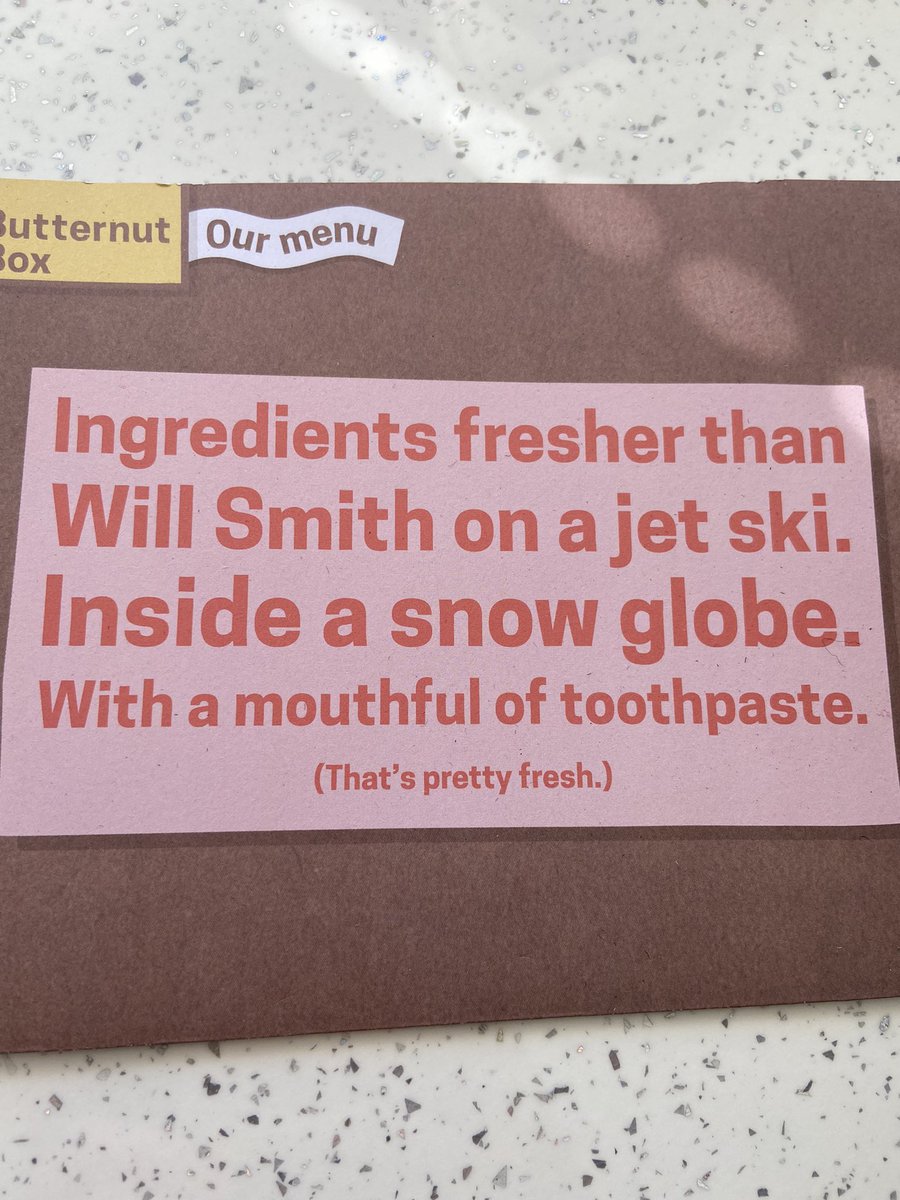 CoopsKazza's tweet photo. @ButternutBox fresh delivery 📦 👌love this 🤩😂 https://t.co/fNDeFwV6RP