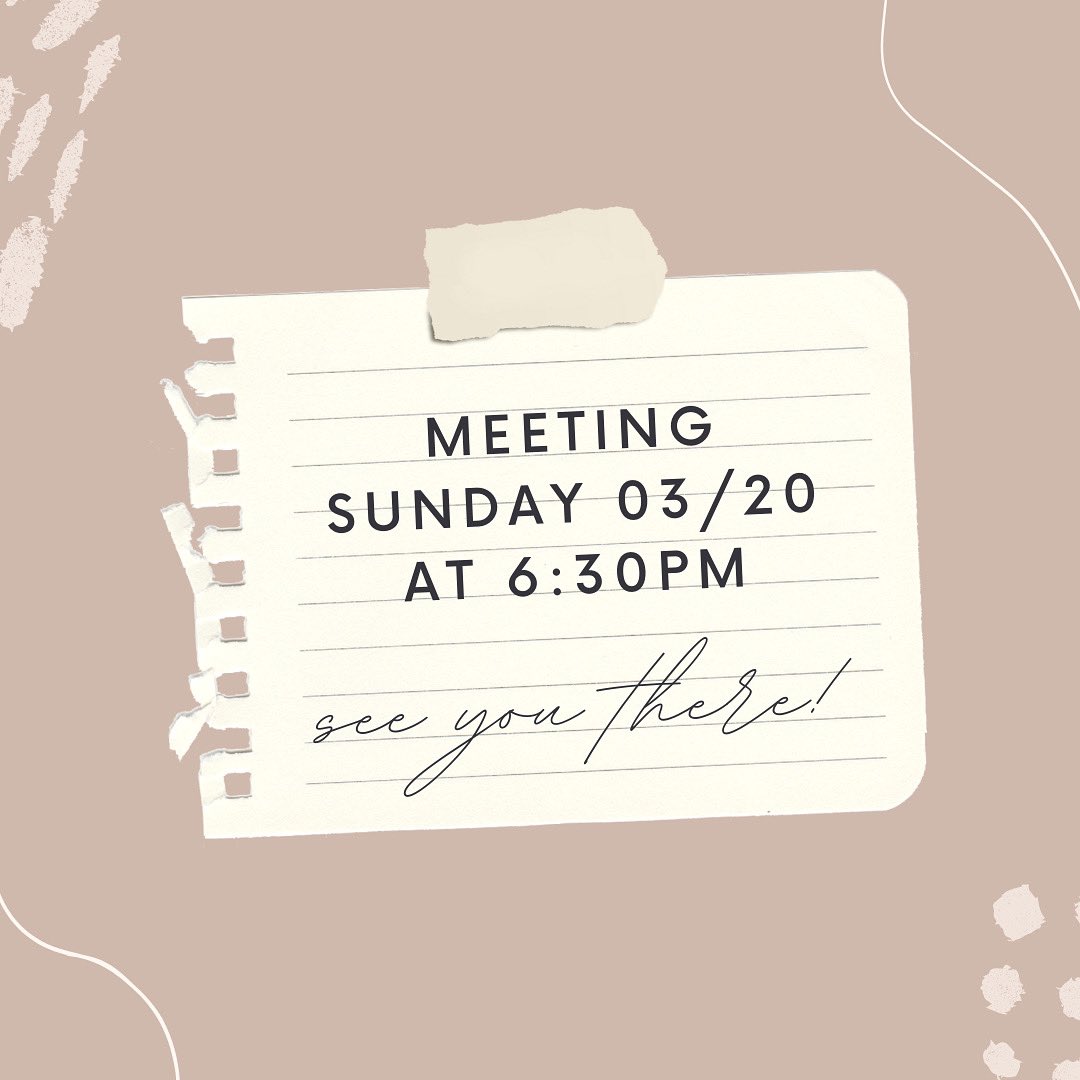 Our meeting on managing stress is this Sunday at 6:30pm in Bowman 104🦋