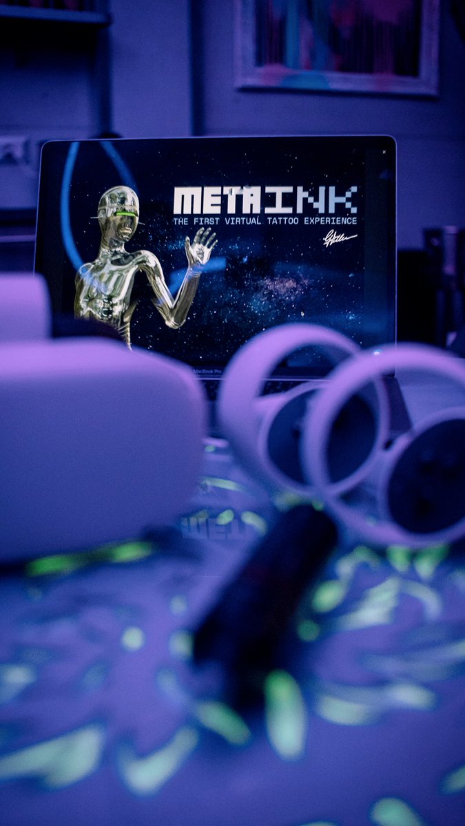 entergabry's tweet photo. I'm working on my first #NFTs.It's time to take the tattoo to another dimension.  METAINK is the first Virtual Tattoo Live experience entirely in the Metaverse.🦾🌕🛰️
Join us to Discord : https://t.co/J9uJmYVzeE

 #tattoo #metaverse #nft #cryptoart #cryptoartist #nfts #virtualart https://t.co/Chv5zdFRcJ