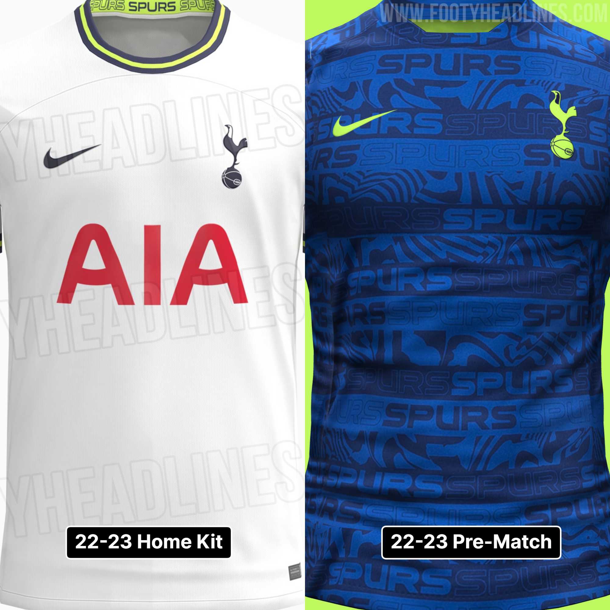 The Spurs Web on X: Tottenham's 22-23 Home & Pre-Match Shirt has been  leaked. - Footy Headlines  / X