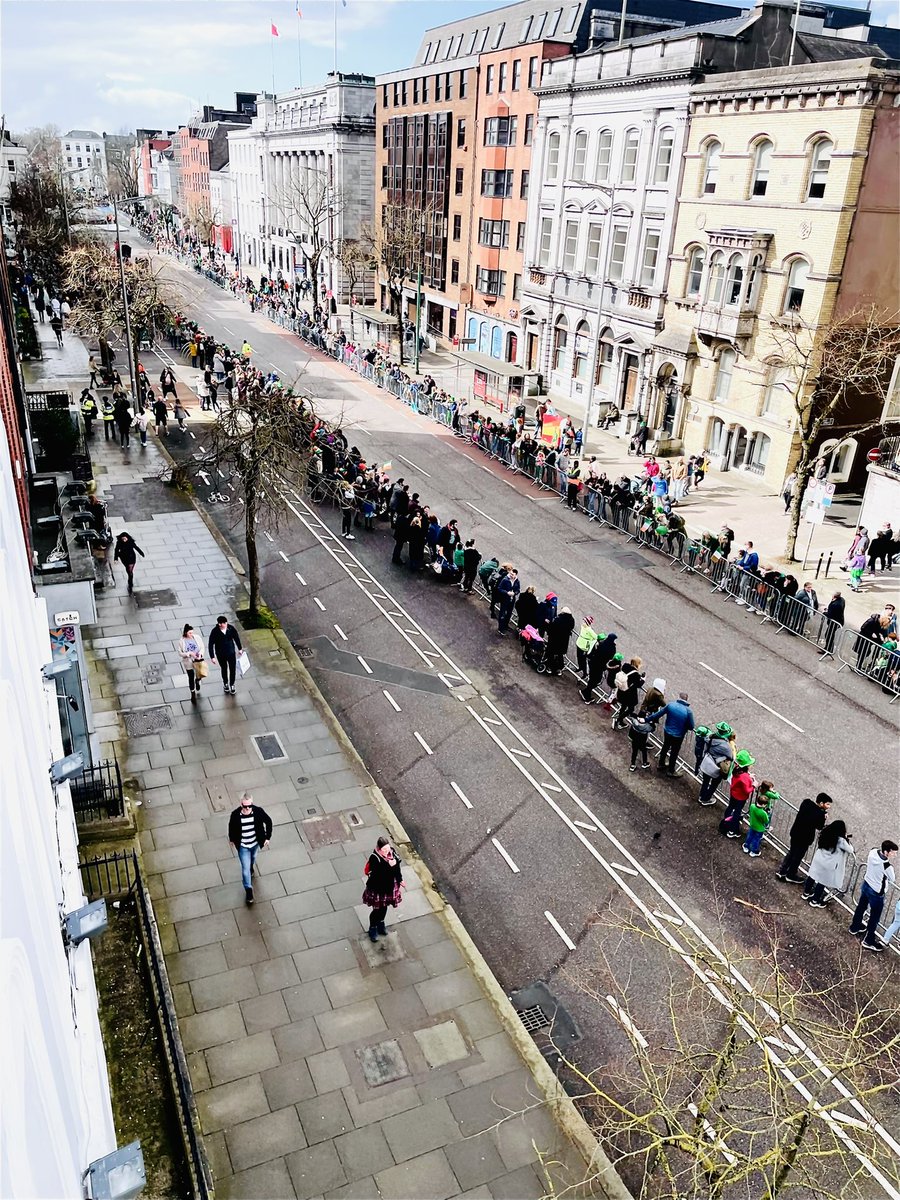 Happy St Patrick’s Day!!!! Cork City has life back <a href="/HealyComms/">Healy Communications</a> <a href="/republicofwork/">Republic of Work | Coworking & Innovation Space</a> #StPatricksDay #stpatricksday2022 #StPatricksFestival #corkcity #birdseyesview