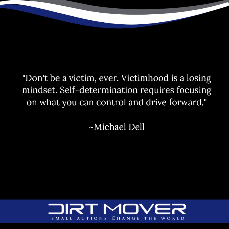 deontethompson's tweet photo. It's easy to be martyrs in the stories we tell ourselves about life's events. My life changed for the better when I decided to see the opportunities and lessons in every perceived unfortunate circumstance. #dirtmover https://t.co/BSa9xtACBZ