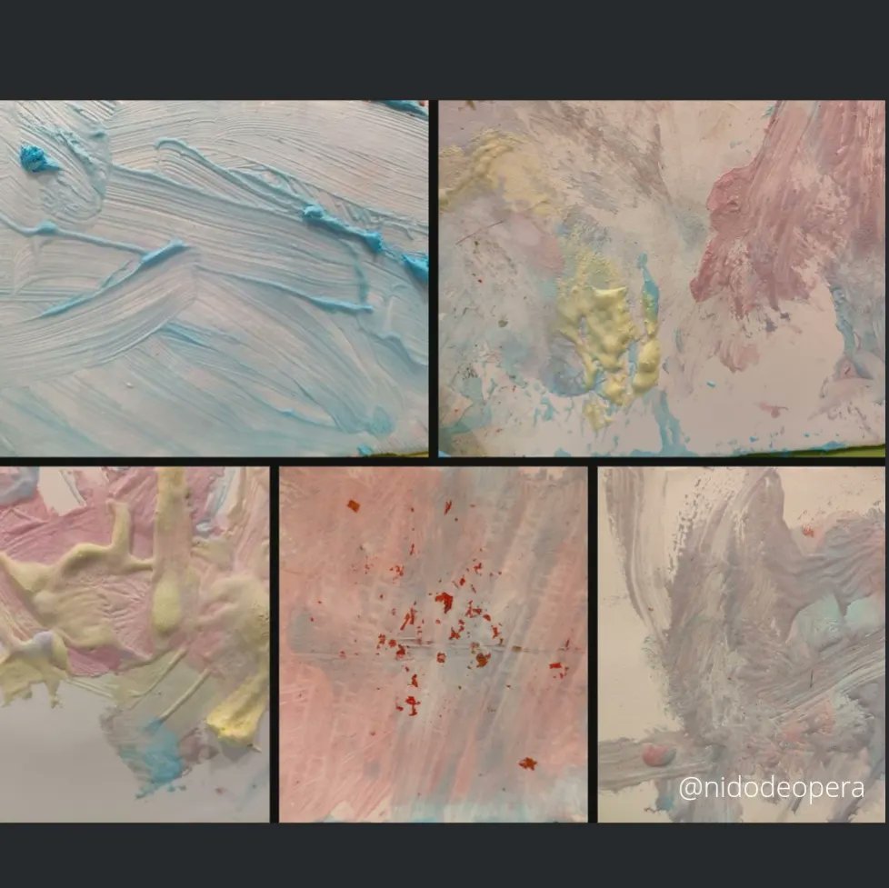 NidodeOpera's tweet photo. 🎨Días de ARTE innovadores con una pintura de ESPUMA DE AFEITAR Y COLA BLANCA. El color con gotas de colorante.

👐La TEXTURA resulta muy gustosa, ideal también como actividad SENSORIAL.

♨️Cuando se secan las pinturas quedan con VOLUMEN.
#pinturacasera
#pinturaartistica #pintura https://t.co/WjS3QNFd81