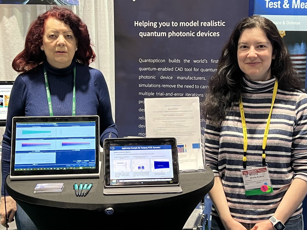 Happy St Patrick’s Day! ☘️ Last day of the expo here at #APSMarch. We’re now here at #Duality booth 123 ready for you to talk about rapid building of your optimised #quantum photonic device with the least amount of effort and expense! 😊 @APSMeetings