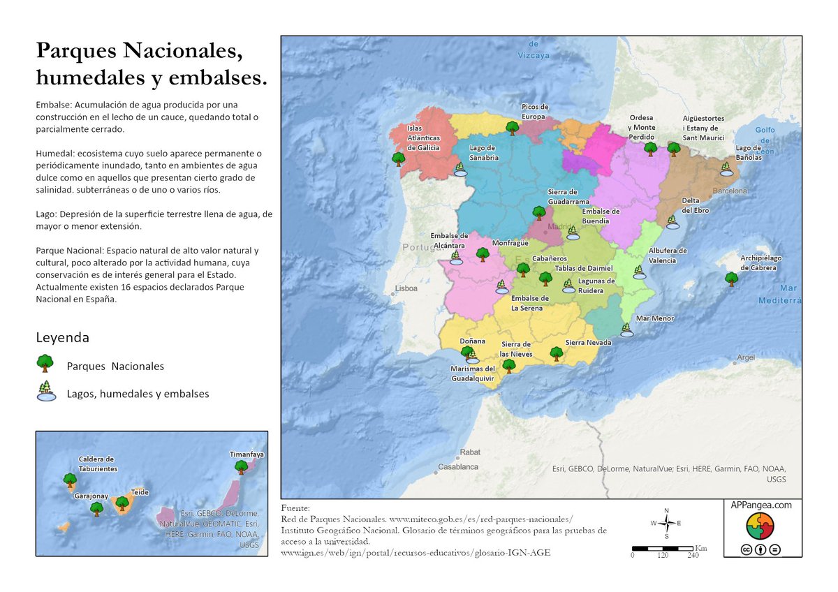 Nuevo #mapa APPangea: publicamos un nuevo mapa para #2Bach y #3ESO. 

🌲Parques Nacionales, humedales y embalses.

Este mapa sirve de presentación de una nueva unidad de #Geografía para aprender #jugando con APPangea. ¡Saldrá pronto! It's coming! 
Descarga:appangea.com/2022/03/17/par…