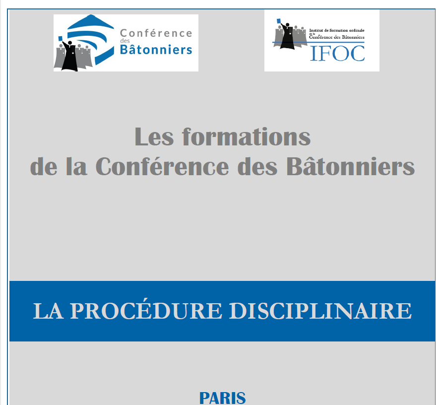 Conf_Batonniers's tweet photo. 🟢 La @Conf_Batonniers propose, les 1er et 2 avril, une session de formation à #Paris dédié à la procédure disciplinaire à destination des #batonniers et mco.🟢
Plus d'informations et inscription ici ⬇️
https://t.co/jTfHEkbSbr
#discipline #avocat https://t.co/4qoMDujCxe