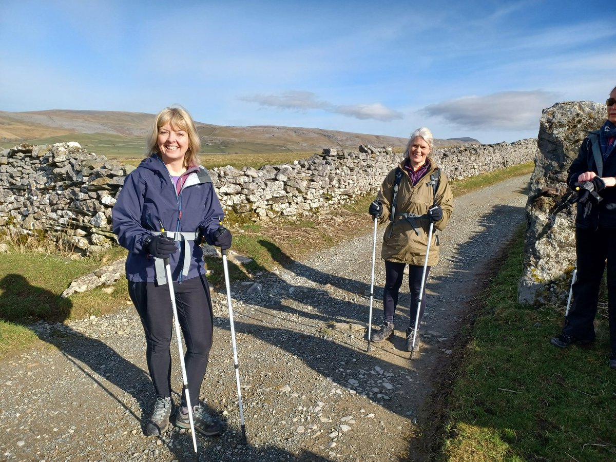 JoWulfSettle's tweet photo. Nordic walking in the Yorkshire Dales is growing fast! Come and see what it's all about! https://t.co/bTywRFFrQ0 #FitnessMotivation #corestrength #greatposture #backstrength #Settlenorthyorkshire #YorkshireDales https://t.co/OhK6GyZSpA