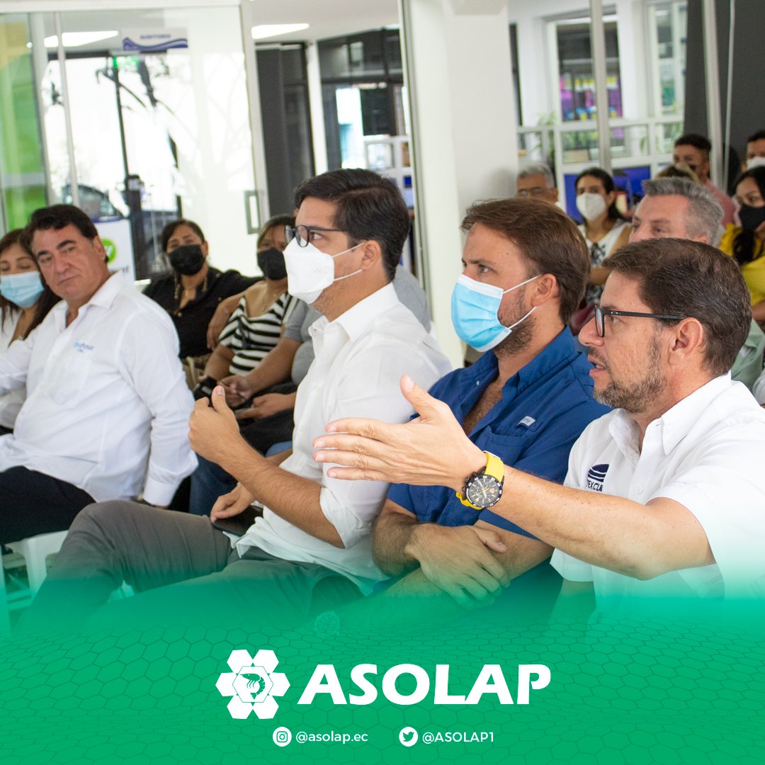ASOLAP1's tweet photo. Taller conversatorio de la actividad acuícola realizado por la Asociación de Laboratorios Productores de Larvas #Asolap junto con la presencia del Viceministro de Acuacultura, @andresarens, el Subsecretario @axlvt86 y directores de áreas correspondientes... https://t.co/S7QCDj8XDg